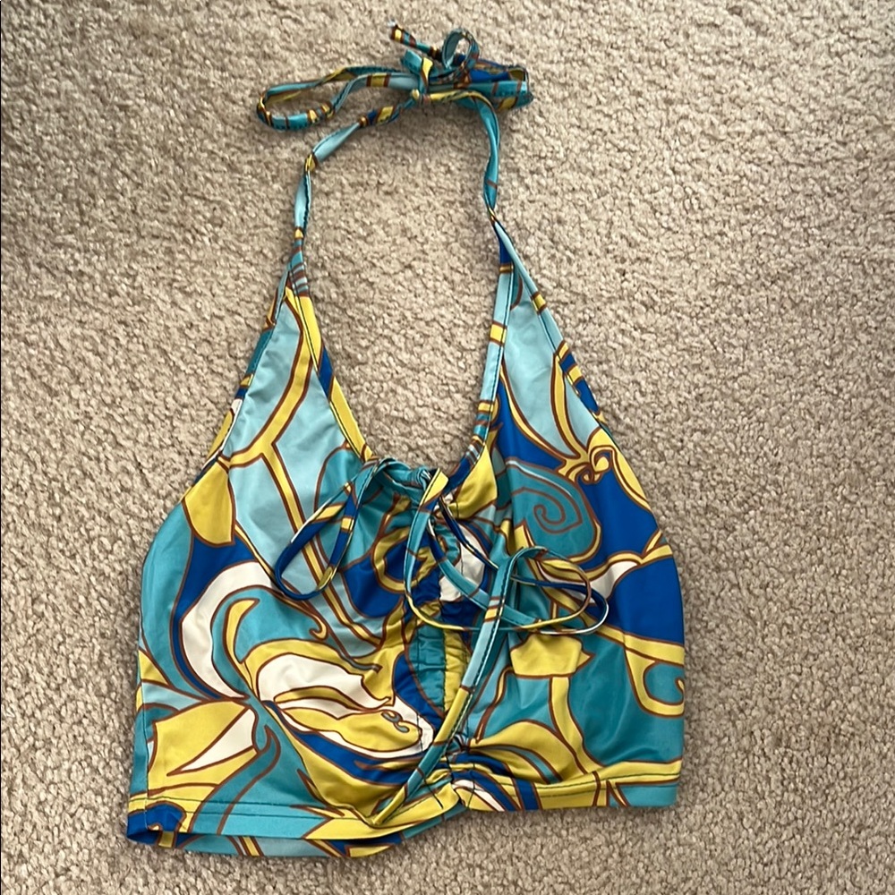 Colorful Halter Top